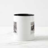 Mug Scène d'hiver au campement continental d'armée (Centre)
