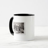 Mug Scène d'hiver au campement continental d'armée (Devant gauche)