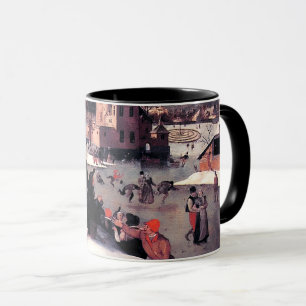 Mug Scène D'Hiver. Cadeau de Noël en beaux-arts