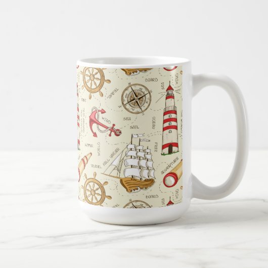 Mug Scène d'océan (Droite)