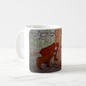 Mug Scène d'ours humoristique (Devant gauche)