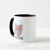 Mug Scène du homard et du phare de Portland (Devant gauche)