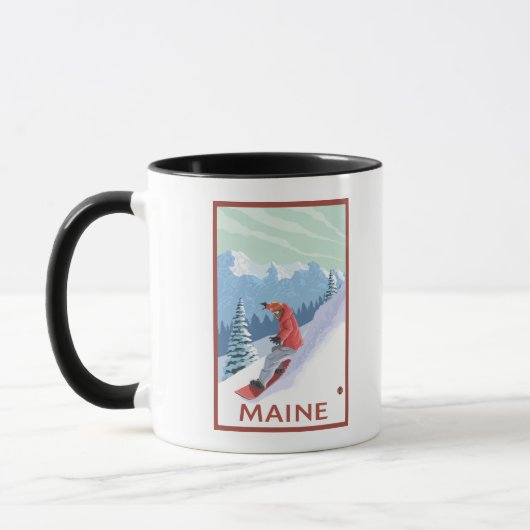 Mug Scène du MaineSnowboarder (Gauche)
