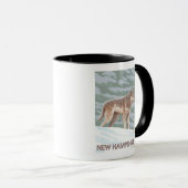 Mug Scène du New HampshireWolf (Devant droit)