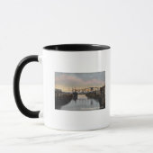 Mug Scène du soir sur la rivière Wishkah (Gauche)