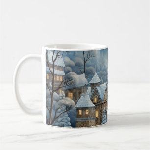 Mug Scène du village de Noël