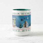 Mug Scène du village de Noël  (Centre)