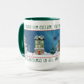 Mug Scène du village de Noël  (Devant gauche)