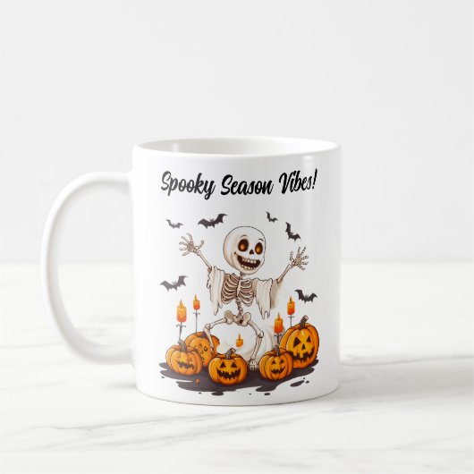 Mug scène effrayante d'Halloween (Gauche)