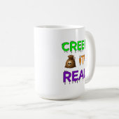 Mug Scène effrayante pour les fans d'Halloween 👻 (Devant droit)