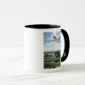 Mug Scène géante du volcan Defiance (Devant droit)