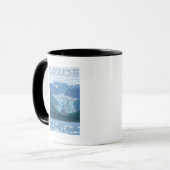 Mug Scène glaciaire - Latouche, Alaska (Devant gauche)