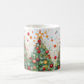 Mug Scène hivernale des pins neigeux (Centre)