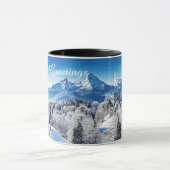 Mug Scène hivernale personnalisée  (Centre)