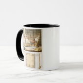 Mug Scène intérieure dépeignant des Indiens (gravure (Devant gauche)