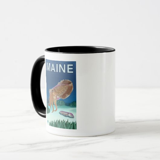 Mug Scène MaineCuttlefish (Devant gauche)