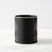 Mug Scène nocturne de la galaxie du campeur céleste (Centre)