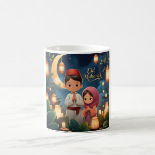 Mug Scène nocturne de l'Aïd Moubarak