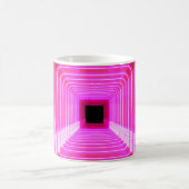 Mug Scène pop art rose moderne (Centre)