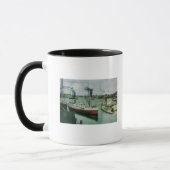 Mug Scène portuaire à Portland, Oregon (Gauche)