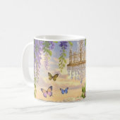 Mug Scène rêvée et douce d'une somptueuse, Florale (Devant gauche)