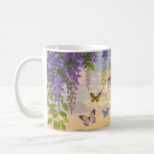 Mug Scène rêvée et douce d'une somptueuse, Florale