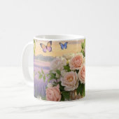 Mug Scène rêvée et douce d'une somptueuse, Florale (Devant gauche)