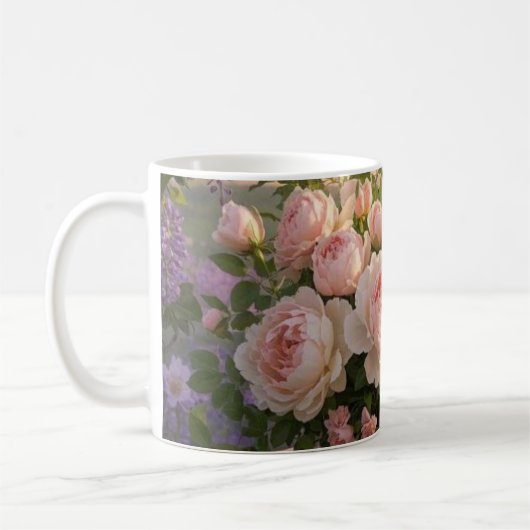 Mug Scène rêvée et douce d'une somptueuse, Florale (Gauche)