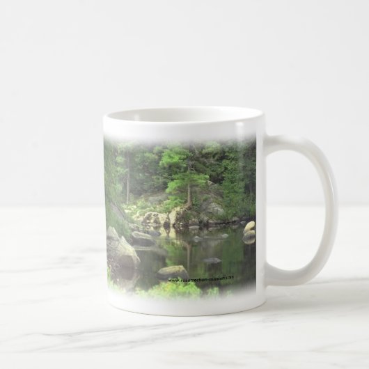 Mug Scène rocheuse de lac de cup~~ de café (Droite)