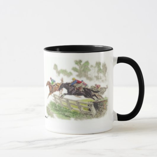 Mug Scène Steeplechase (Droite)
