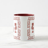 Mug Scène tribale africaine Abstraite (Centre)