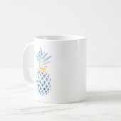 Mug Scène Tropical Sunset Beach Ananas (Devant gauche)