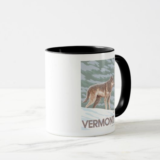 Mug Scène VermontWolf (Devant droit)