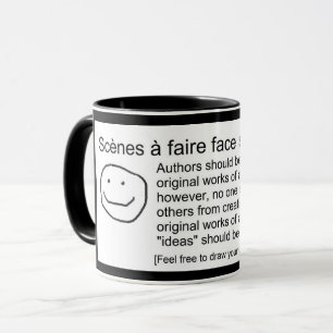 Mug Scènes à faire face dit... Les auteurs doivent 
