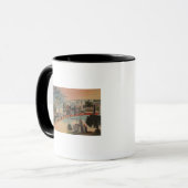 Mug Scènes de grandes lettres ConnecticutConnecticut (Devant gauche)