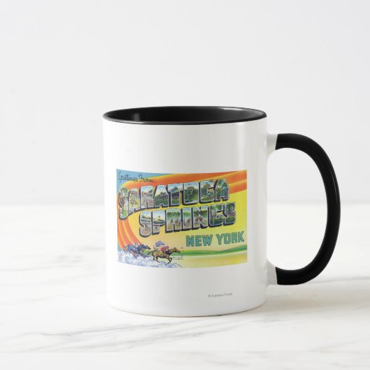 Mug Scènes de grandes lettres - Salutations de (Droite)