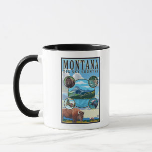 Mug Scènes d'état du Montana