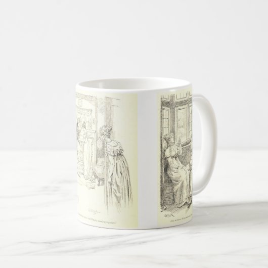 Mug Scenes from Pride and Prejudice (Devant droit)