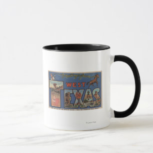 Mug Scènes (occidentales) de lettre du Texas grandes