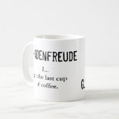 Mug Schadenfreude contre Glückschmerz (Devant gauche)