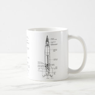 Mug Schéma de l'ogive allemande V2
