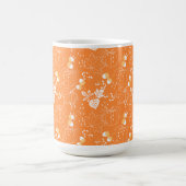 Mug Schéma de potiron et de potiron d'automne (Centre)