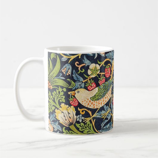 Mug Schéma floral William Morris Strawberry Thief (Gauche)
