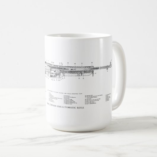 Mug Schéma Johnson 1941 (Devant droit)