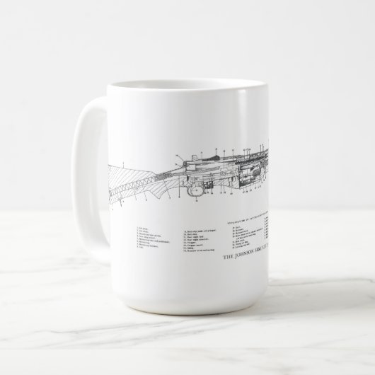 Mug Schéma Johnson 1941 (Devant gauche)