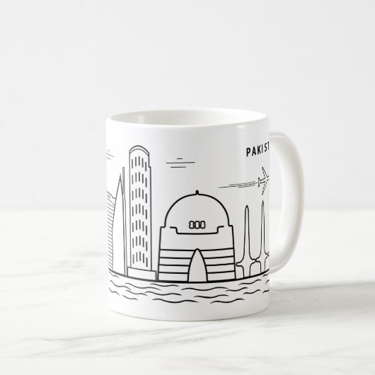 MUG SCHÉMA KARACHI (Devant droit)