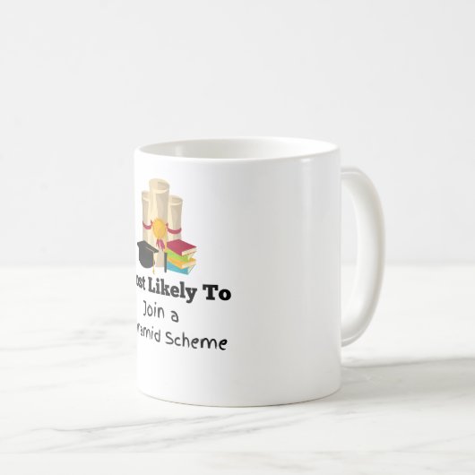 Mug Schéma pyramidal le plus probable Graduation Cadea (Devant droit)