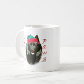 Mug Schipperke Père Noël Paws (Devant gauche)