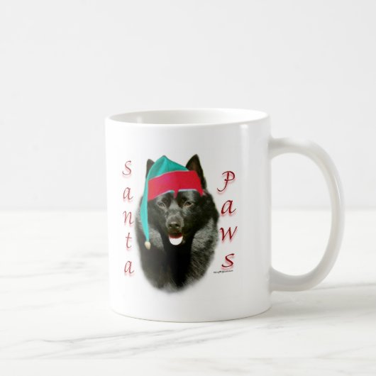 Mug Schipperke Père Noël Paws (Droite)