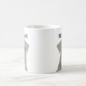 Mug Schnauzer d'argent gris personnalisé (Centre)